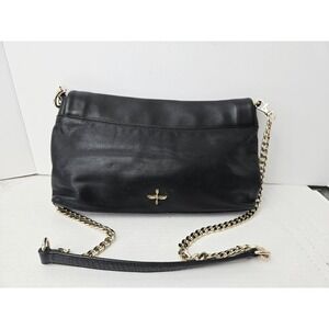 Pour La Victoire black purse chain strap crossbody